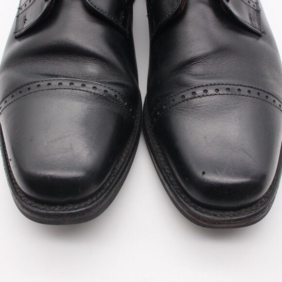 Allen Edmonds Perry Men\'s Size 11 C Black Calf Leather Cap Toe Derby Shoes main image 5
